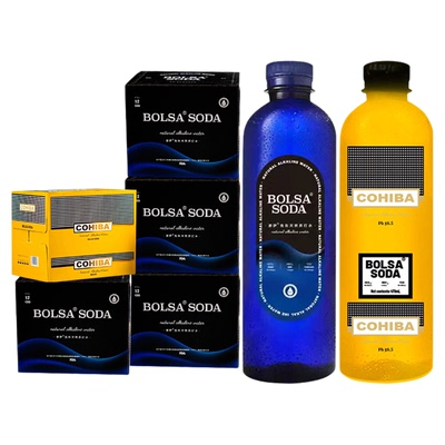 波萨BOLSA克东天然苏打水弱碱ph8.5左右无糖无气整箱官方旗舰店