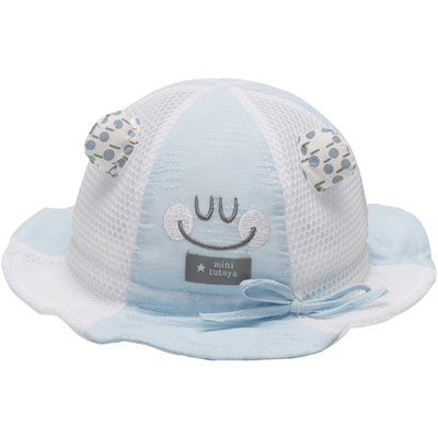 婴儿帽子夏季薄款小月龄遮阳帽