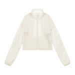 骆驼女装冰感防晒衣2026春季户外透气轻盈防紫外线梭织短款皮肤衣