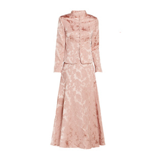 改良中式汉服春装女款2025年新款减龄套装上衣唐装复古提花外套女