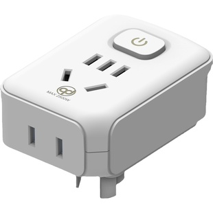 大功率插座开关转换器插板一转二16A转10A空调热水器插排转换插头