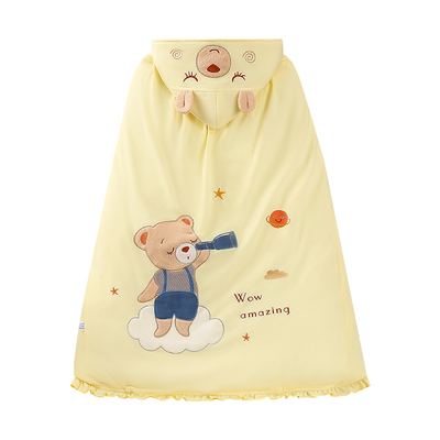 婴儿披风儿童斗篷加厚可脱内胆