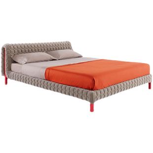 木之语轻法式奶油风布艺床现代简约主卧1.8实木床Ruche写意空间床