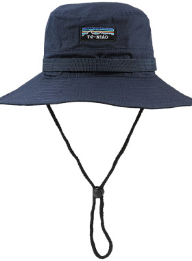 户外防晒夏款潮牌渔夫帽女薄款男
