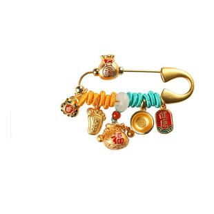 灵机麦玲玲孕妇压惊别针吸金纳福多宝胸针