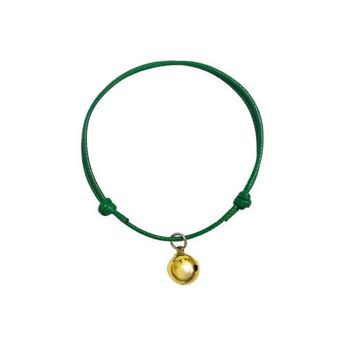 幼猫咪幼犬记号圈手工编织识别带可调节挂绳铃铛宠物新生狗狗项圈