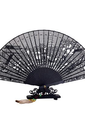 【非遗礼品扇】苏州檀香扇工艺扇