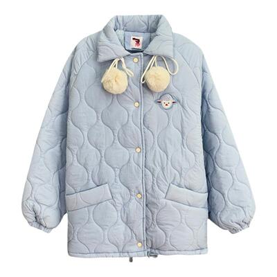 学生棉衣宽松加厚冬季甜美