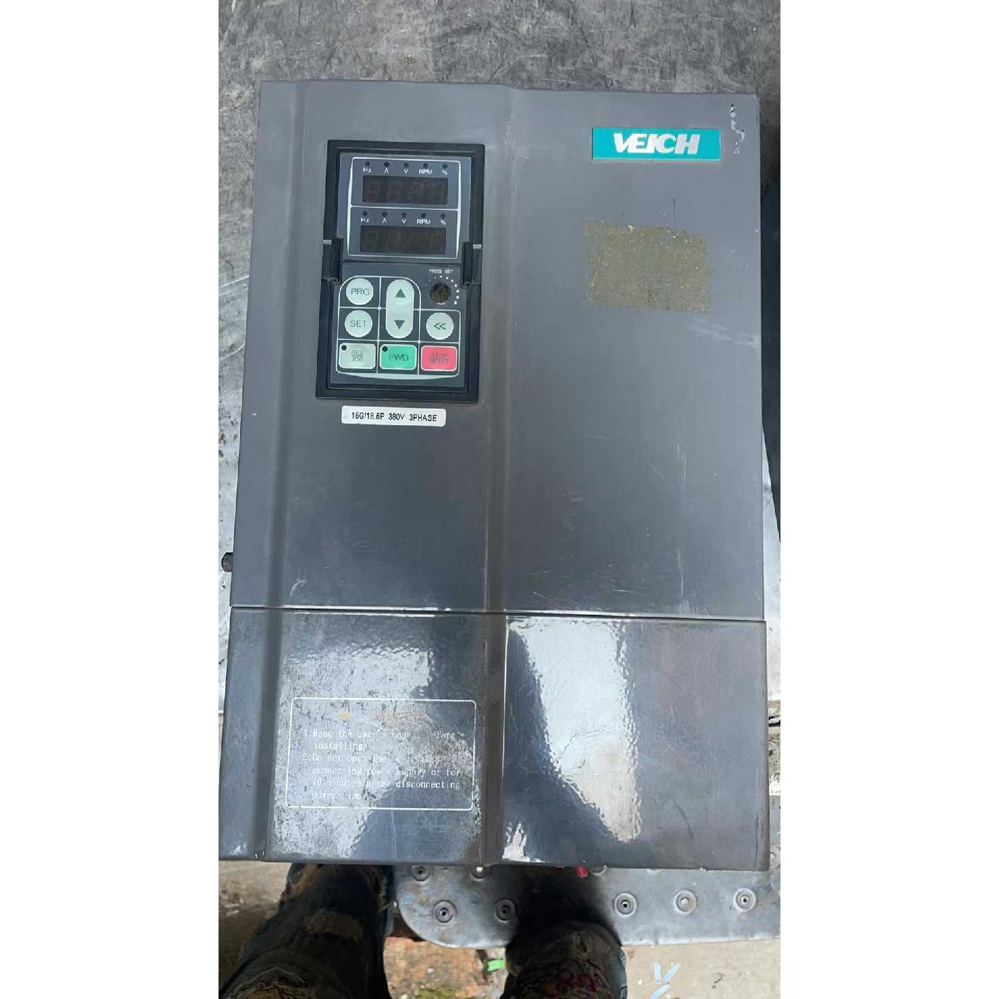 议价伟创变频器二手拆机,380V,15KW成色如图,功能包好,包