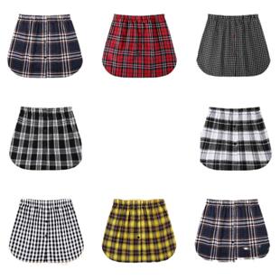 【清仓特惠】格子衬衫屁帘女瑜伽裤遮挡裙卫衣叠穿内搭遮臀半身裙