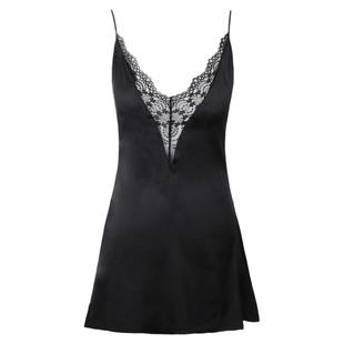 大码性感情调睡衣女款夏2025新款薄冰丝绸胖mm200斤蕾丝吊带睡裙