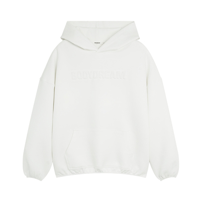 BODYDREAM白色卫衣男2026新款衣服云感空气层连帽帽衫hoodie上衣