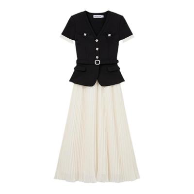 self-portrait假两件连衣裙