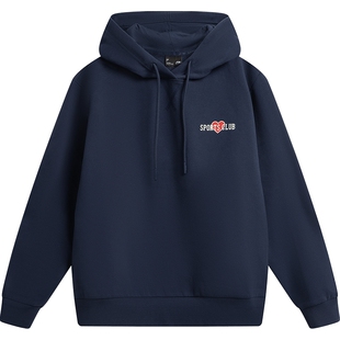 李宁加绒卫衣女款冬季官方新款长袖帽衫连帽休闲上衣针织运动服