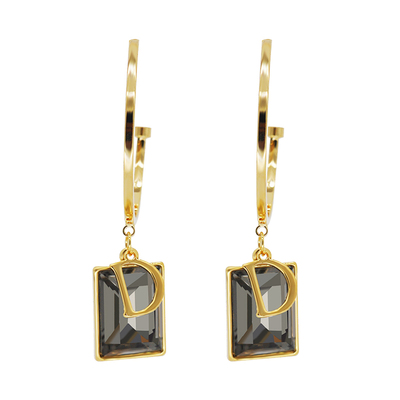 独特银针耳钉女秋冬耳圈耳环2021