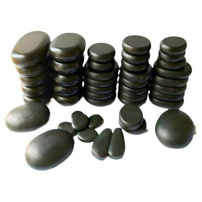 能量石火山能量石圆型按摩石砭石