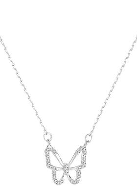 轻奢镂空蝴蝶项链精致