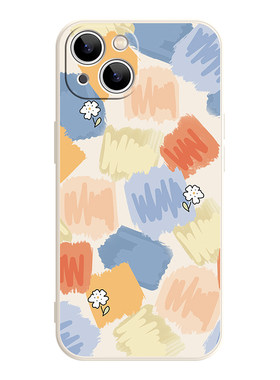 彩绘小花创意iPhone17promax苹果16华为mate70/p80小米15新款12适用opporeno14荣耀vivoX200一加13情侣手机壳