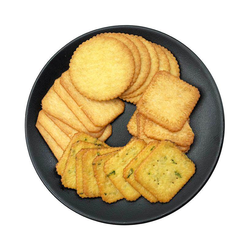 伟龙饼干香葱鸡片薄脆小零食散装老式葱油小包整箱多口味旗舰店