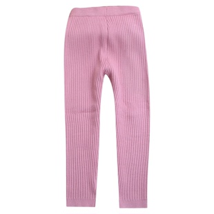 儿童毛裤男童女童加厚绒打底裤中大童保暖针织毛线裤子女孩秋冬装