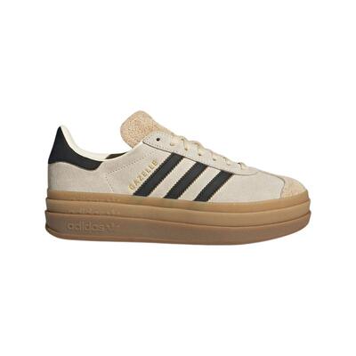 adidas阿迪达斯三叶草叠层感板鞋2025秋女GAZELLE厚底T头鞋JS3892