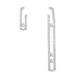 猪鼻子几何耳环欧美风耳饰女设计感耳坠简约冷淡风小众高级感大气