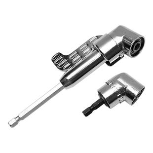 批头拐角器105度死角螺丝刀批头加长连接杆万向螺丝刀转角器转弯