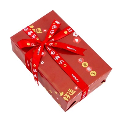 新年包装纸礼品纸送拉花双面胶