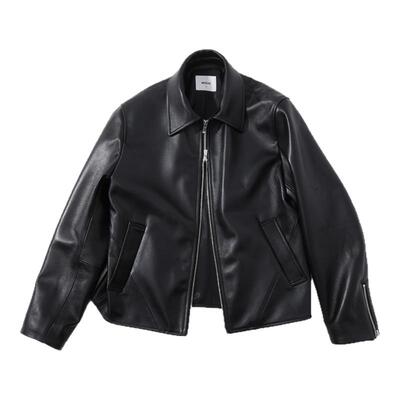 MUSLUN2025新款绵羊皮衣 合体版型加厚秋冬进口excella拉链