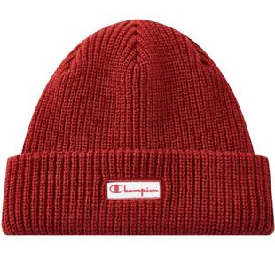 Champion冠军秋冬红色毛线帽女针织帽男新年本命年休闲冷帽子红潮