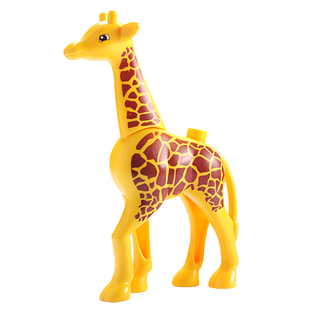 动物园系列积木零件散装大颗粒配件散件拼插塑料儿童益智拼装玩具