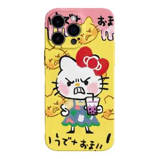 【不好惹】涂鸦发火猫咪适用iPhone17/16promax手机壳华为p70小米15畅享70vivoS19软iqooneo10苹果14红米K80