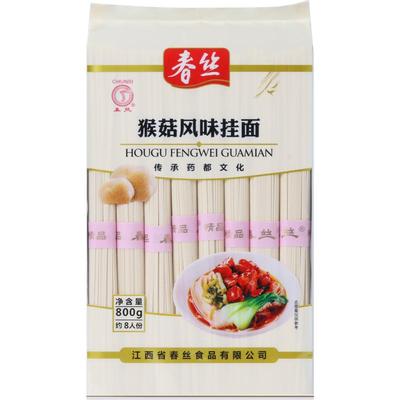 春丝猴菇风味挂面800g宽直面条