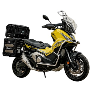 GSADV适用本田XADV750风挡改装件黑色挡风板摩托车前挡风玻璃高清