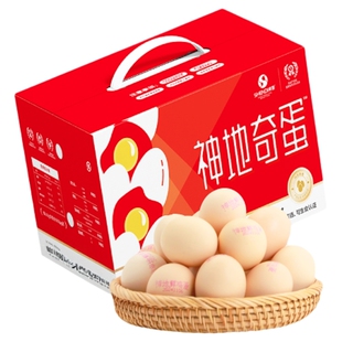 神地高硒无菌鸡蛋鲜鸡蛋无腥可生食奇蛋新鲜寿喜锅30枚