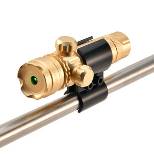 土豪金抗震激光红外线瞄准器绿激光校准上下左右可调激光瞄准镜