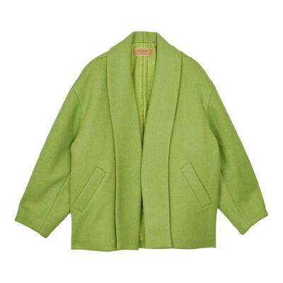 AMERI春UNDRESSD系列球形体立体阔感简约薄棉短外套02120760180