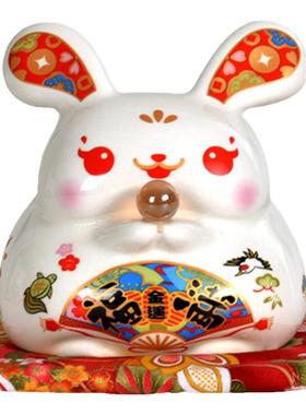 礼物兔子存钱罐陶瓷招财可爱