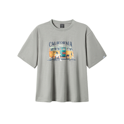 韦恩泽维尔短袖休闲大码印花T恤