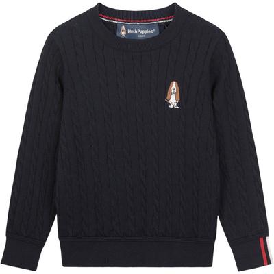 暇步士男童线衣女童学院风毛衣