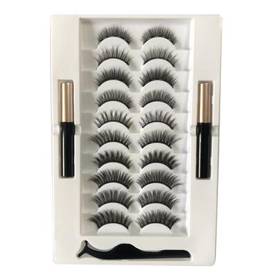 磁铁假睫毛混装磁性眼线