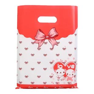 服装店大中小号塑料礼品包装袋男女儿童衣服手提购物袋子批发包邮