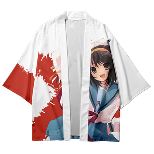 凉宫春日的忧郁 凉宫春日 长门有希 羽织法披cos服二次元周边动漫