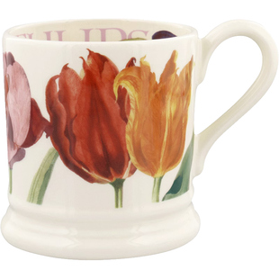 Emma Bridgewater鸢尾蓝马克杯陶瓷咖啡杯水杯子家用喝水釉下彩