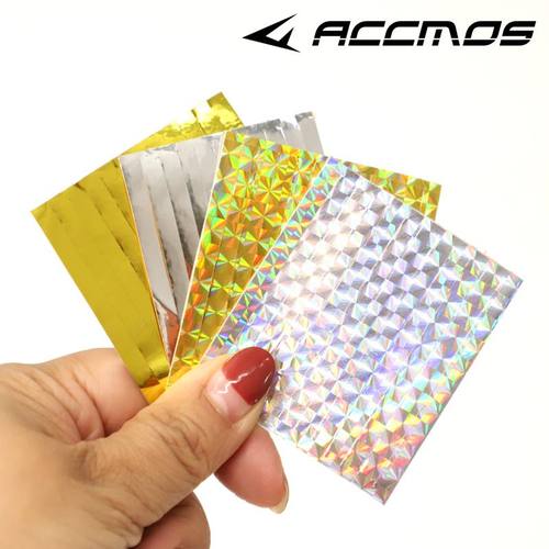 ACCMOS螺旋箭羽封口胶带枚带绑带装饰金属色5x62mm48