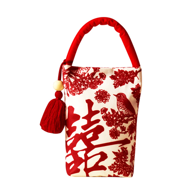 喜糖袋新款婚礼礼盒空盒中式袋子