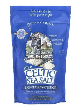 Celtic Sea Salt凯尔特精选矿物盐海盐手工采收未精加工锁住微量