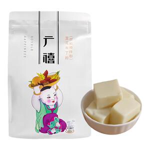 广禧豆花布丁粉豆酪粉豆腐果冻粉豆乳甜品烘焙奶茶店用原料1kg袋