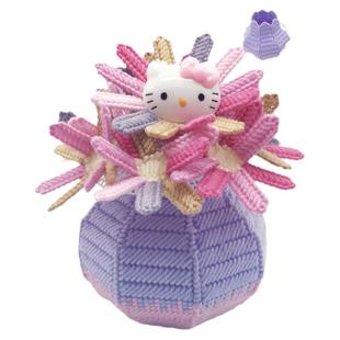 立体3D毛线十字绣新款客厅卡通花瓶收纳盒存钱盒首饰盒制作材料