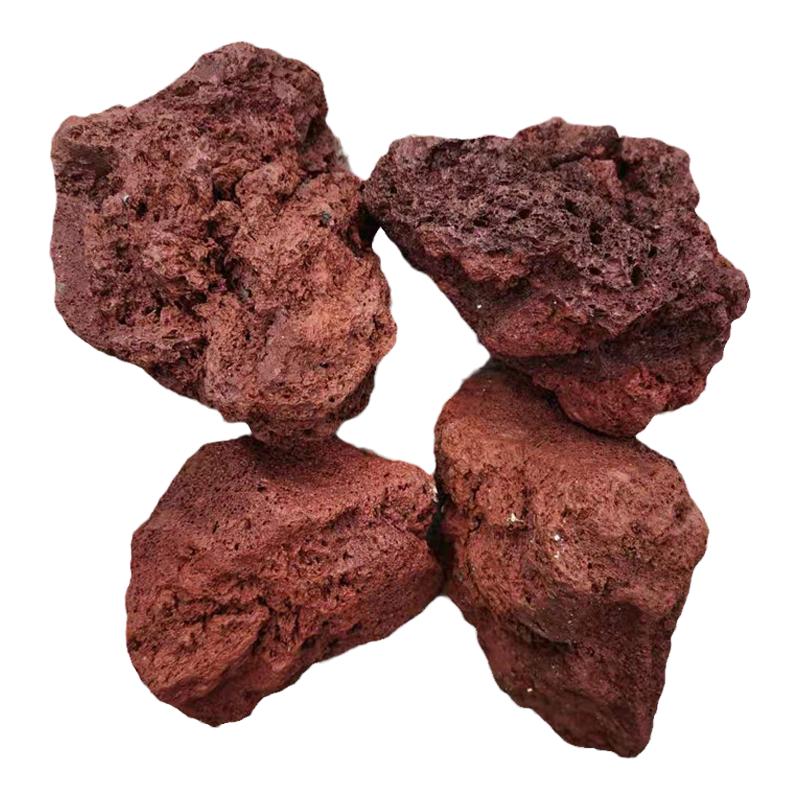 火山石红色20草缸造景底沙大颗粒